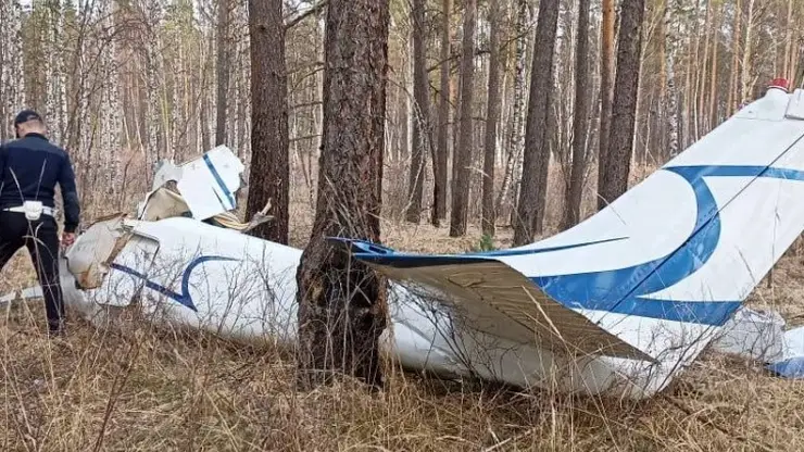 В Красноярском крае при крушении самолёта погиб человек