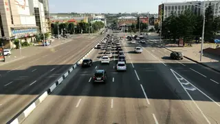 На дорогах Красноярска увеличилось число автомобильных пробок