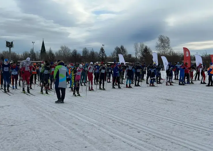 На острове Татышев в Красноярске состоялась гонка «Лыжня России»