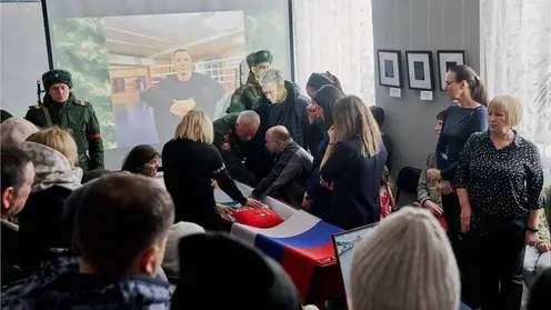 В Красноярском крае 23 марта простились с погибшим на Украине военнослужащим