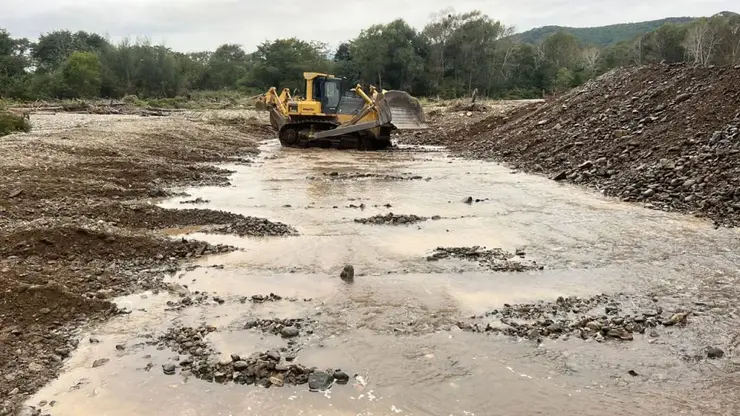 Почти 50 километров рек расчистят в Приморье для "профилактики" наводнений
